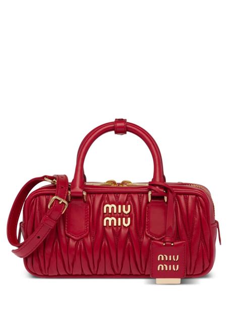 miu miu arcadie red|Miu Miu Arcadie Matelassé nappa.